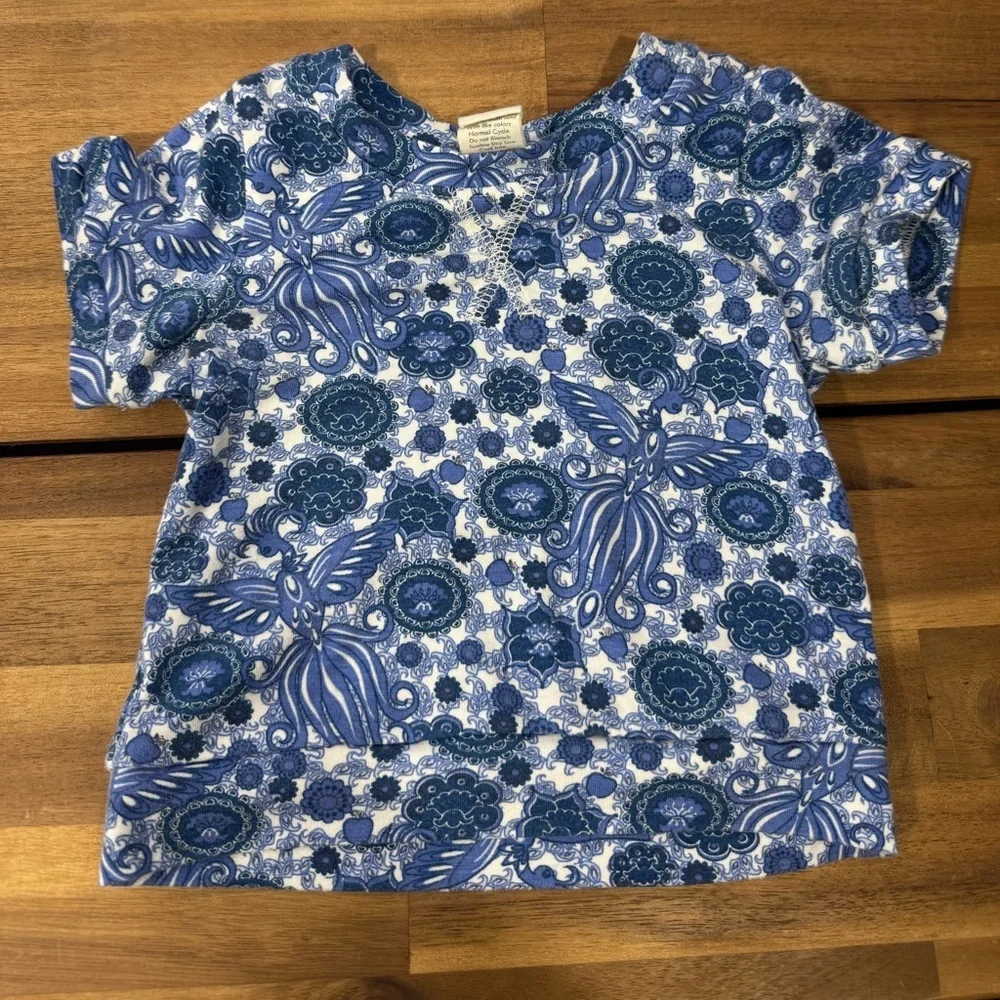 Kate Quinn 3-6 month Blue Fire Bird Set